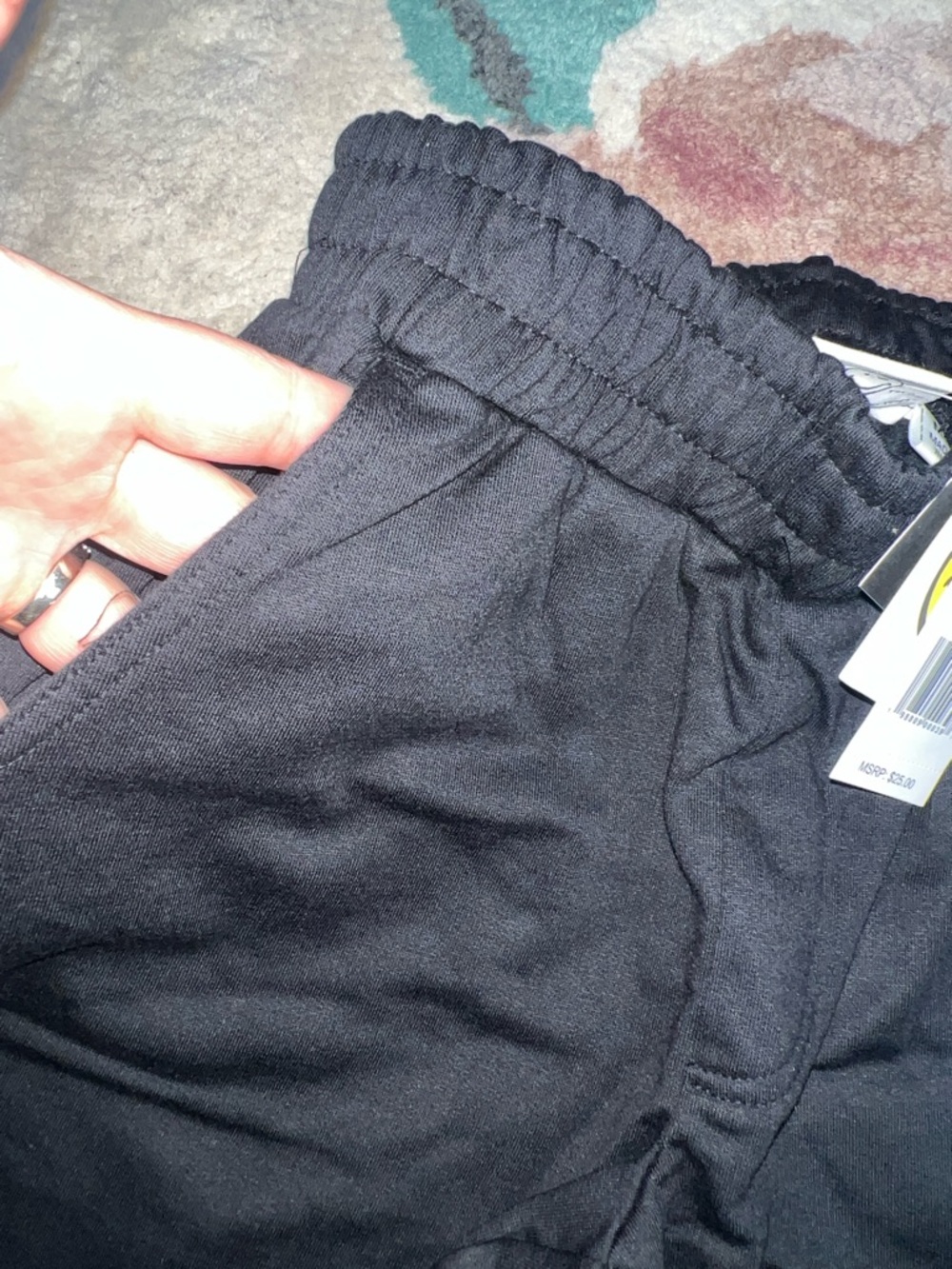 NEW Grayson Threads Black Shorts with Yellow Smiley Graphic - Picture 4 of 8